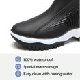 thumbnail image 3 of AUXDIQ Rain Boots Women Short Ankle Waterproof Rain Shoes Outdoor Garden Shoes, 3 of 6