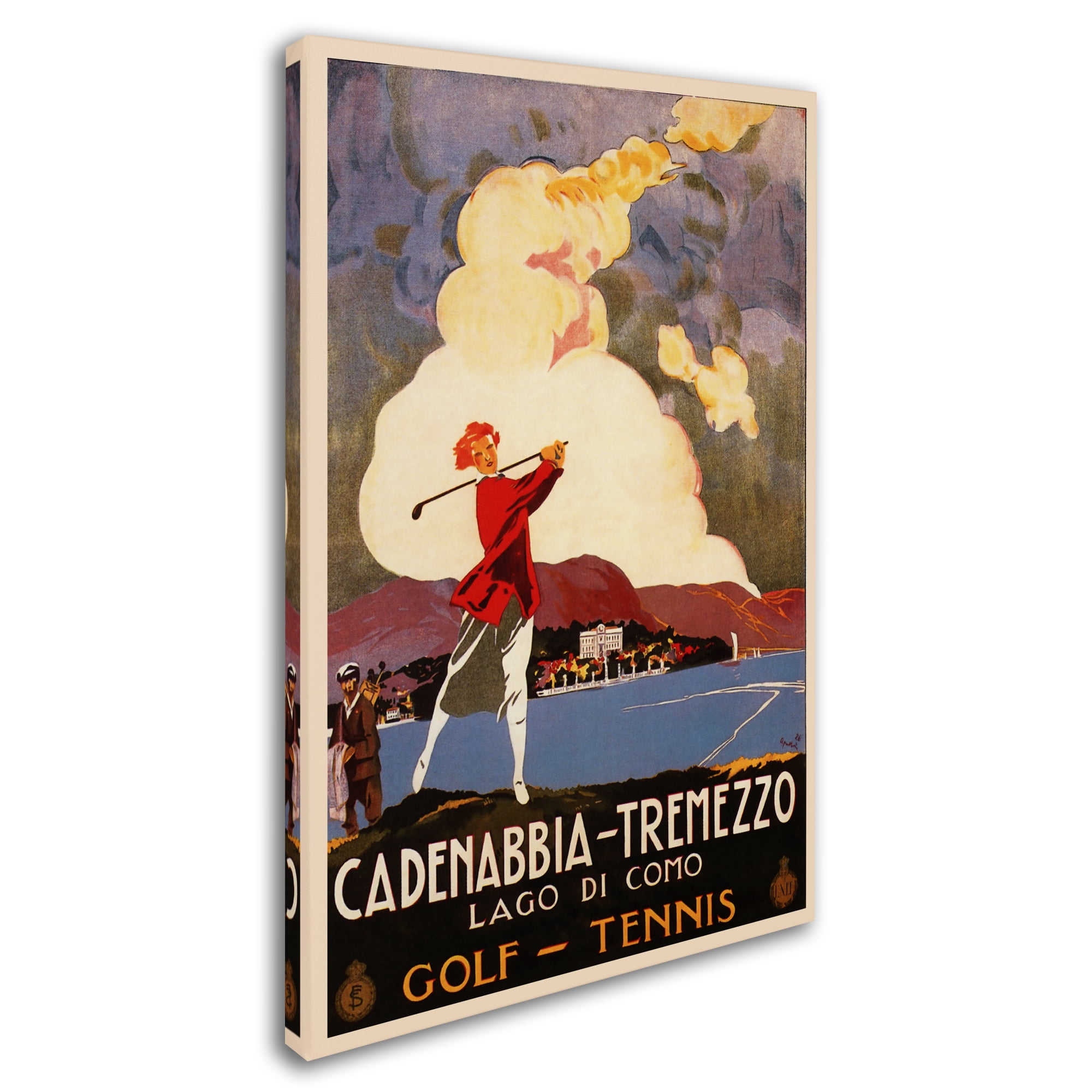 Trademark Fine Art 'Cadenabbia' Canvas Art by Vintage Apple Collection