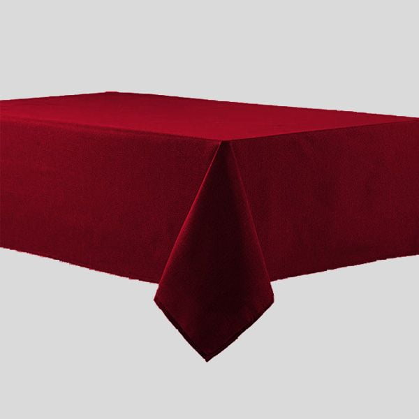 Table Cloth 36"x36" Fabric 7.1-oz. Spun Polyester Import Item "Harmony" color RED 4/ Pack