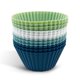 thumbnail image 2 of Toystoory 12/14 piezas de silicona para hornear Muffins tazas reutilizables antiadherentes moldes para cupcakes herramienta de moldeo de 12 piezas, 2 of 6