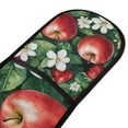 thumbnail image 4 of Yayeee Double Oven Mitt Kitchen Heat Resistant Baking 35" x7" Quilted Glove, Red Apple Pattern, 4 of 6
