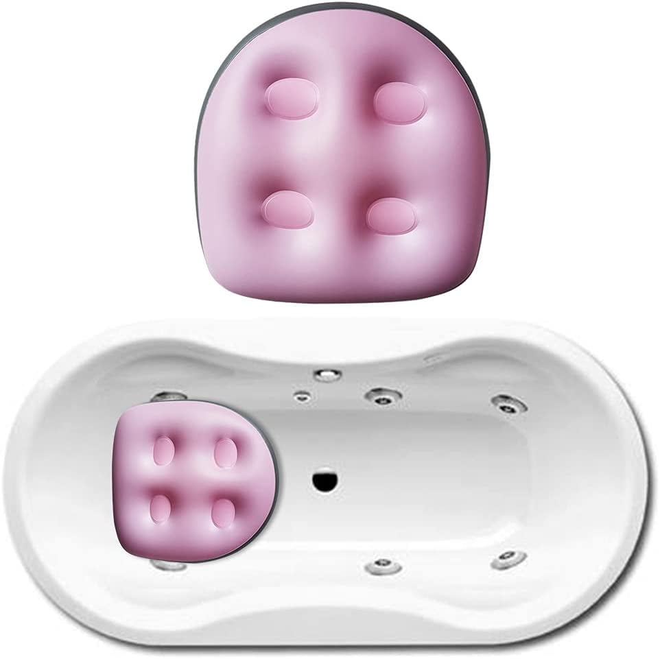 Niyofa Spa and Hot Tub Booster Seat Pad with Suction Cup, Inflatable