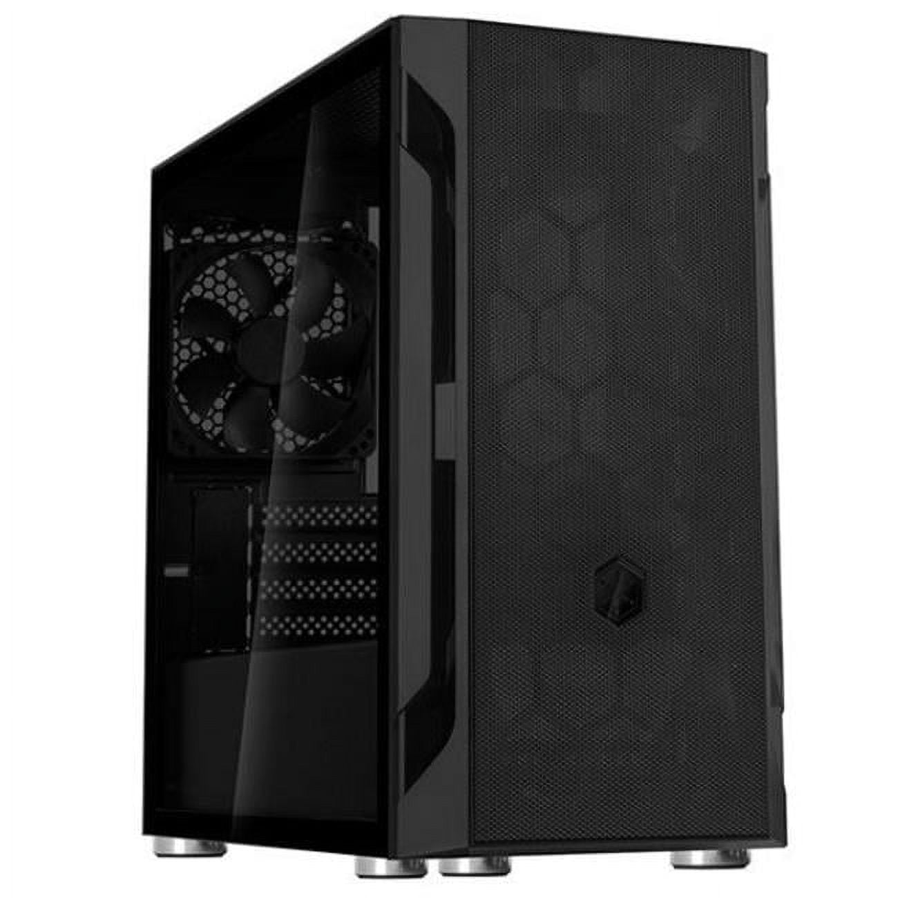 Fara H1M USB 3.0 Stylish & Distinct Micro-ATX Gaming Chassis, Black