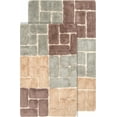 thumbnail image 3 of Chesapeake Berkeley 2pc Tan Washable Bath Rug Set (21"x34" & 24"x 40"), 3 of 9