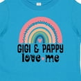 thumbnail image 4 of Inktastic Gigi and Pappy Love Me Grandchild Rainbow Girls Toddler T-Shirt, 4 of 5