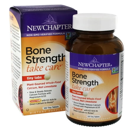 - New Chapter - Bone Strength Take Care Tiny Tabs - 120 Tablets