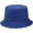 Bblue, variant on CoCopeaunts Cotton Bucket Hat Women Solid Color Reversible Summer Thin Quick Dry Men Fisherman Hat Soft Wear-Resistant Bucket Cap