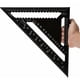 thumbnail image 4 of Escuadra de carpintero, regla angular de carpintería, escuadra de carpintero de aleación de aluminio de 30,5 cm, 4 of 5