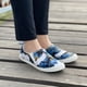thumbnail image 4 of Zapatos de lona de corte bajo de fondo plano para mujer Zapatos planos casuales para estudiantes de versión perezosa de un pie Wmkox8yii FOPL2078, 4 of 7