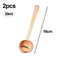 thumbnail image 2 of ENTASSER Kitchen 30 ml 2 Tbsp Measuring Scoop for Coffee, Nutraceuticals and Protein Powders, Stainless Steel, Set of 2rose gold, 2 of 5