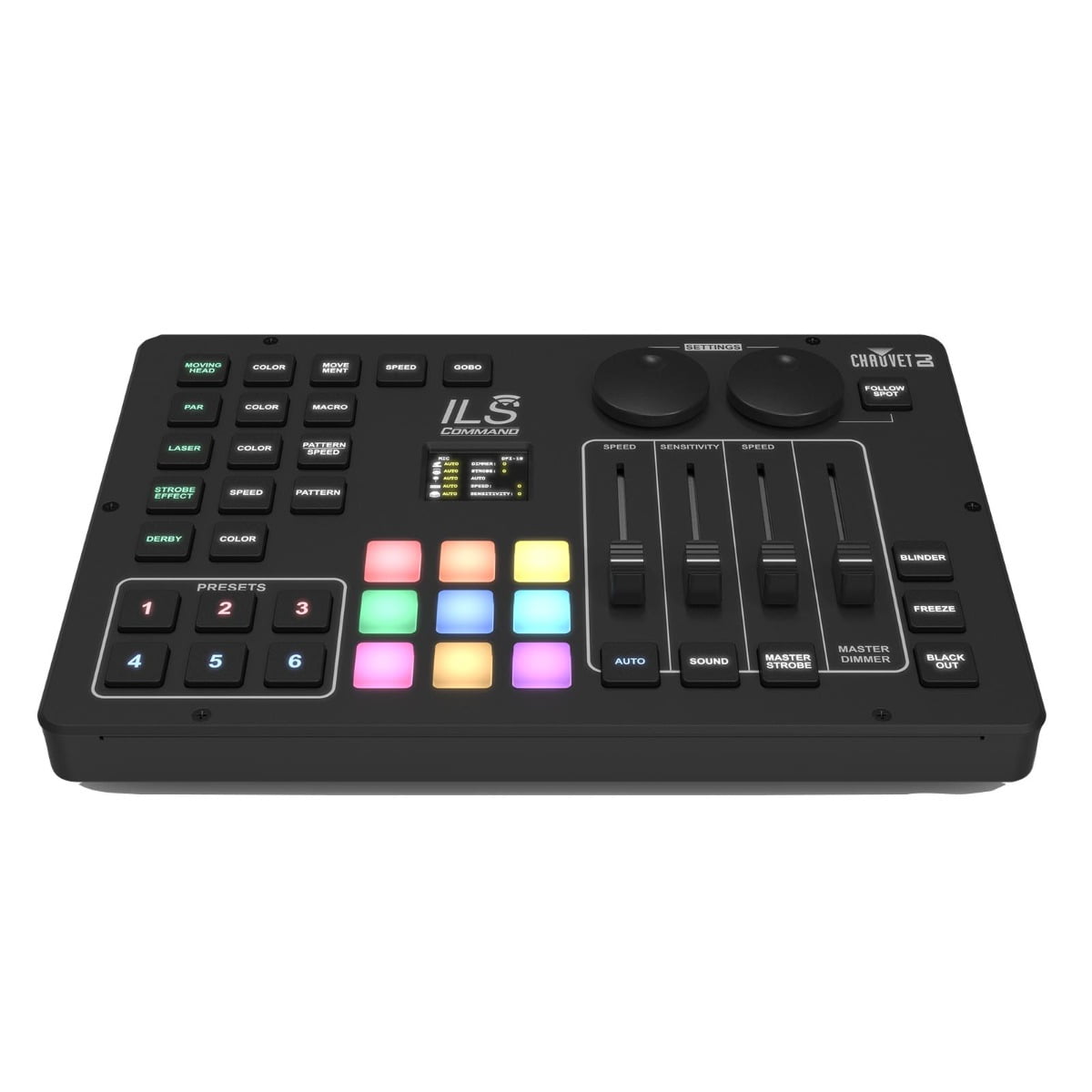 Chauvet DJ ILS Command Lighting Controller for all ILS Fixtures with Multipurpose EVA Case Package