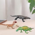 thumbnail image 3 of de ón de de animales de 3 piezas, conjunto de camaleón, modelos de animales de , estante coleccionable, decoración de Macarena Figuras de simulación, 3 of 8