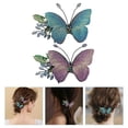 thumbnail image 1 of Mobutofu 4Pcs Cloth Hair Barrettes For Girls Christmas Hair Styling Decorative Accessory, 1 of 8