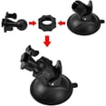 thumbnail image 4 of Dash Cam Suction Mount with 10+ Swivel Ball Adapters Compatible with Rexing V1, UGSHD, AUKEY, APEMAN, Byakov, Z-Edge, Roav, Old Shark, YI, Pezt, UGSHD and Most Dash Cameras, 4 of 7