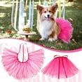 thumbnail image 2 of 4PCS Dog Tutu for Large Medium Small Dogs Tutu Skirt Tulle Ballerina for Puppy Dog Cute Birthday Dresses Costume for Dogs Cats Pets Dress Supplies, 2 of 7