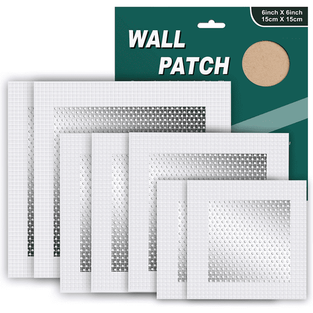 (7PACK) Wall Patch Repair Kit,Drywall Repair Kit,2/4/6 inch Drywall Patch ,Dry Wall Patch Kits