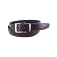 thumbnail image 2 of CTM Leather Matte Reversible Croc Print Clamp on Buckle Belt, 2 of 4