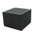 thumbnail image 1 of Portable Watch Box for Men Black PU Storage Case with Removable Pillow for Most Watch Sizes 9.5*9.5*6.5cm, 1 of 4