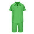 thumbnail image 4 of TMOYZQ Men's Golf Shirt and Shorts Set Summer Outfits Fashion Casual Short Sleeve Suit for Men 2 Piece Tracksuit, 4 of 6