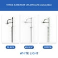 thumbnail image 3 of Model Train Lamppost with Ladder Home Landscape Decorations LED Railway Light Miniature Single-Head Track Lamp Table Toys Green（Scale 1:87）, 3 of 8