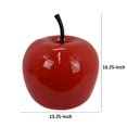 thumbnail image 5 of Decoración de Acento Benzara Masu Manzana de Mesa 16 cm Roja, 5 of 5