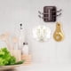 thumbnail image 4 of Creative Fourlink Rotating Hook Strong Viscose Towel Rack Bathroom Wall Shelf Punching And Traceless Sticky Hook, 4 of 4
