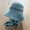 Blue, variant on Women's Large Head Circumference Japanese Drawstring Slit Fisherman Hat Breathable Adjustable Sun Hat for Outdoor Travel Beach Hiking Gardening