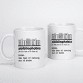 thumbnail image 2 of UCEI Abibliophobia Coffee Mug 11oz Book Lover Gift White Ceramic Microwave Safe, 2 of 5