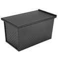 thumbnail image 1 of Moule de fabrication en carton ondulé noir avec couvercle, 1 of 8