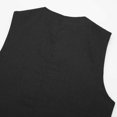 thumbnail image 5 of CHOK Hauts pour Femmes Gilet en Lin Mélangé Décontracté pour Femmes 2023 Rose, 5 of 5