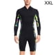 thumbnail image 5 of Traje de neopreno para hombres Calentamiento Durable Accesorios para deportes acuáticos Suministros deportivos Ropa de natación de plástico Trajes húmedos masculinos simples para deportes negros XXL kenally  OD003630-04, 5 of 7