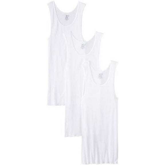 Fruit Of The Loom Men's Big Man White A-Shirt(Pack Of 3)X-Large