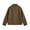 Coffee, variant on Women's Fall Boyfriend Faux Suede Leather Jacket Casual Midi Long Button Down Collared Shacket Coat with Flap Pockets Burgundy