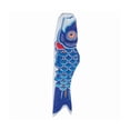 thumbnail image 1 of In the Breeze Koi Fish Windsock, 24 Pouces, Bleu, 1 of 1
