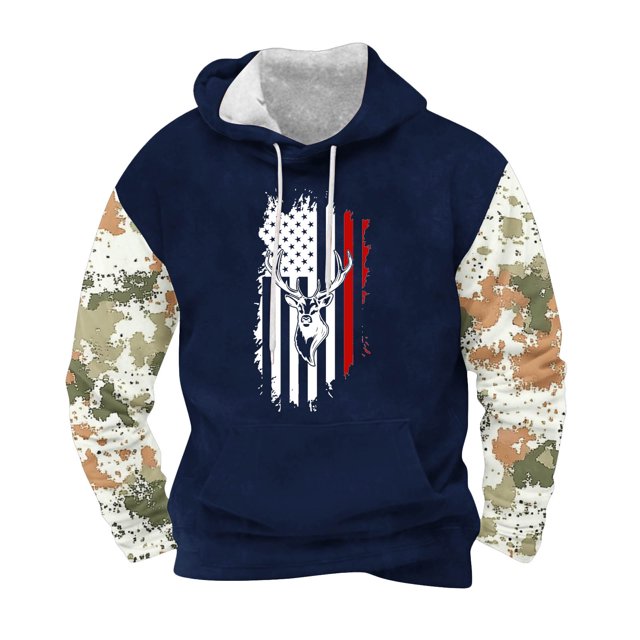 Sudaderas con capucha para hombre, moda, bolsillos, manga larga, estampado, sudaderas con capucha, blusa para hombre, blusa de poliéster