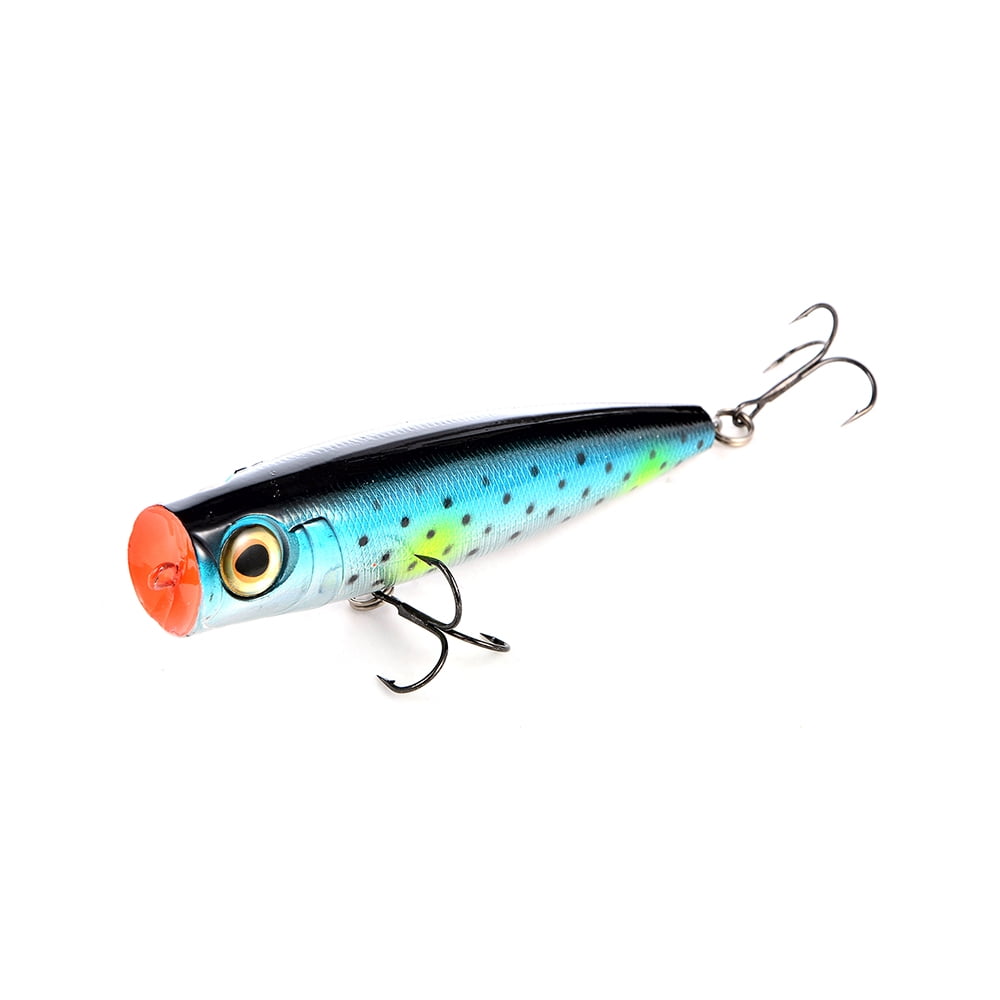 Big Poppa Poppers By Cabo 1019A Fishing Hard Jerkbait Lure (Saphire) 4.