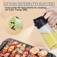 thumbnail image 4 of Evermire Two in One Oil Dispenser,2 in 1 Oil Dispenser and Oil Sprayer,Oil Dispenser for Kitchen,Oil Sprayer for Cooking,Oil Dispenser Bottle Spray and Pour,Olive Oil Dispenser Bottle (3PCS), 4 of 8