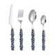 thumbnail image 1 of Juego de 4 Piezas de Vajilla de Acero Inoxidable con Mango, Cuchara para Postre, Ensalada, Tenedor, Cuchillo para Carne, Tenedor, Cuchara, Cuchara de Té., 1 of 2