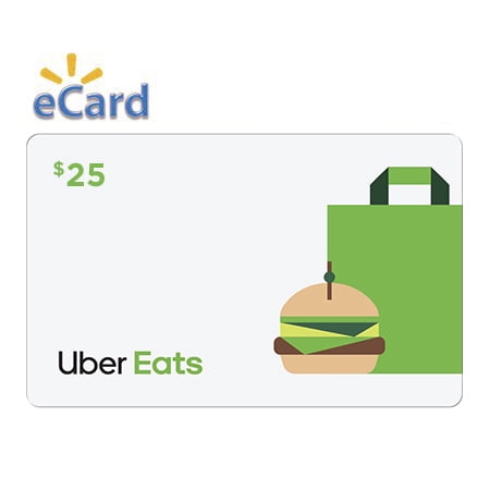 Uber Eats $25 Gift Card (email Delivery) - Walmart.com
