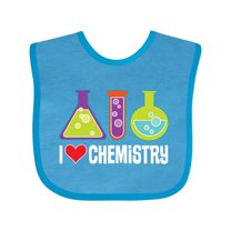 Inktastic I Love Chemistry Science Boys or Girls Baby Bib