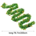 thumbnail image 3 of DwellJoy St. Patrick's Day Door Hanging Decorations, Golden Swirls & Green Streamers Garland, Festive Party Ornaments for Holiday Home Entrance Decor, 3 of 7
