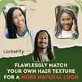 thumbnail image 5 of Locsanity Afro Kinky Bulk Hair for Locs, Extensions, Twists & Braids, 8" (1 oz), 1B Dyed Black, 5 of 7