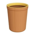 thumbnail image 2 of Tgbvmt Large Capacity Open Top Trash Can Pressure Ring Waste Bin Uncovered Garbage Can For Kitchen Bathroom Bedroom Office Laundry Room RV Commercial Use Home Waste Container Storage Organizer Bin, 2 of 6