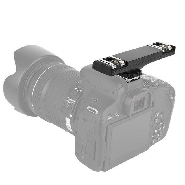 Ultralight Dual Hot Slr Dual Hot Shoe Splitter, Hot Shoe Splitter, For Slr Camera Camcorder For 'S I-Ttl