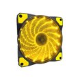 thumbnail image 1 of Apevia AF312L-SYL Ventilador ultra silencioso con LED amarillo de 120, 1 of 2