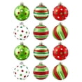 thumbnail image 3 of Qwtwty 12 Pcs Shatterproof Christmas Ball Ornaments Set, Christmas Tree Decoration Ornaments Hanging Ball for Xmas Holiday Indoor Outdoor Party Decor, 3 of 8