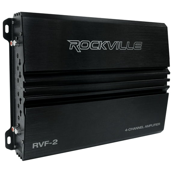 Rockville RVF-2 1200w Peak/300w RMS 4 Channel Car Amplifier Stereo Amp