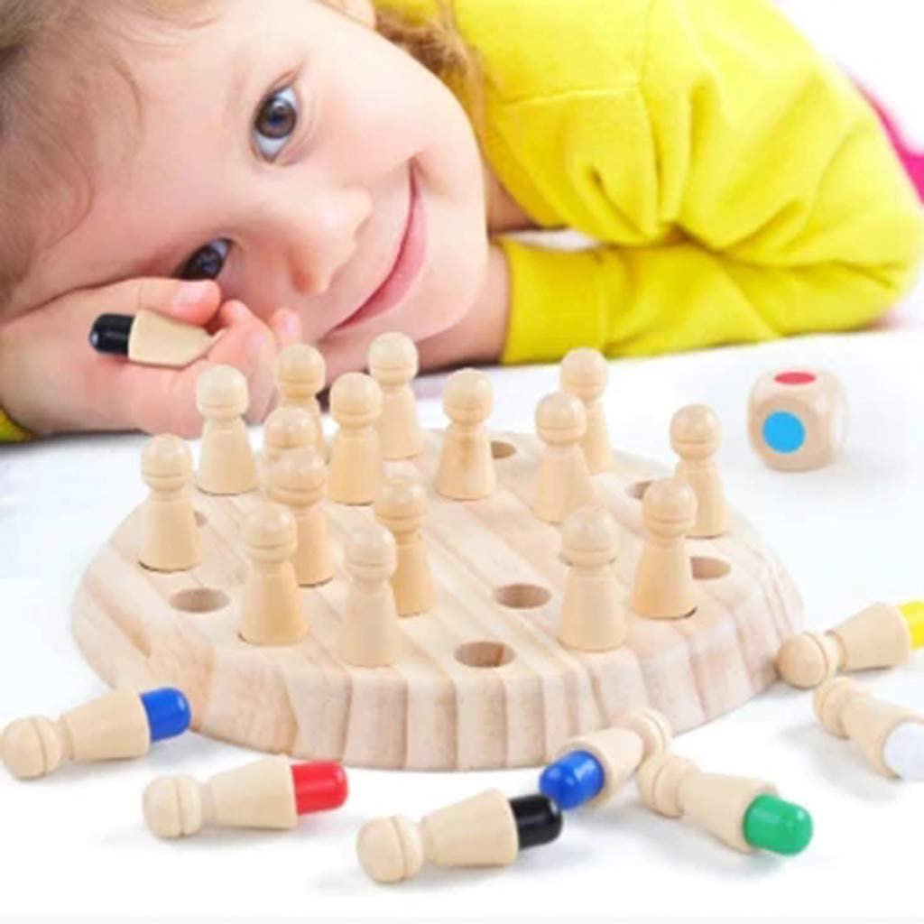 Wooden Memory Match Stick Chess Game Kids, Intelligence Brain Training  Educational Tool Gifts Family Board Games For Kids And Adults (Wood) |  Walmart Canada