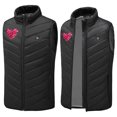 thumbnail image 7 of Women's Plus Size Heated Vest with 9 Heating Zones Rechargeable Battery for Cold Weather Protection, 7 of 7