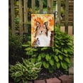 thumbnail image 2 of Carolines Treasures CK1827GF Fall Leaves Sheltie Garden Size Flag, 2 of 3
